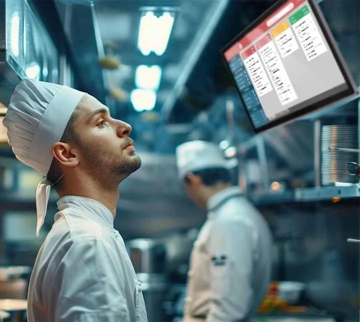 

2026 Kitchen KDS, 15.6 / 21.5 / 23.6 / 27 / 32-дюймовый сенсорный экран KDS для Android / Windows для управления заказами и производством на кухне