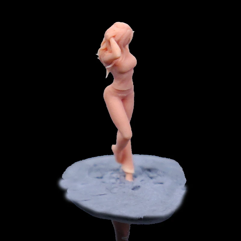 1/64 Figure Standing Beauty Resin Miniature 1:43 GK Pretty Girl Model Need To Be Colored By Yourself Number 171