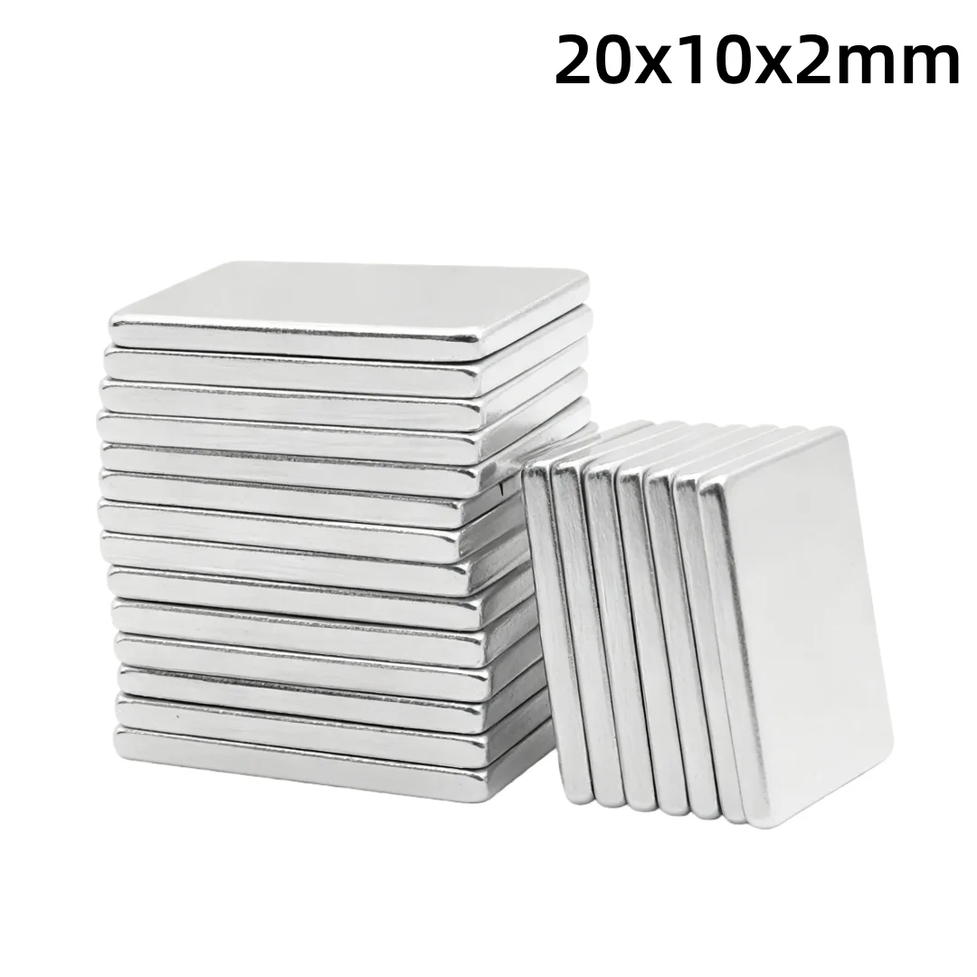 20x10x2mm Strong Block Magnetic Magnet 20x10x2 Powerful Magnets For Fridge, Diy, Building, Scientific, Craft 20*10*2