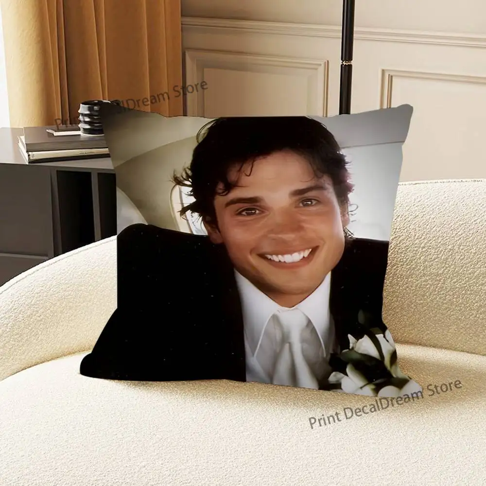 T-Tom Welling Kissen für Schlafzimmer, Auto, Café, Zimmer und Wohnzimmer, Sofa, dekorativer Kissenbezug – Detail 12