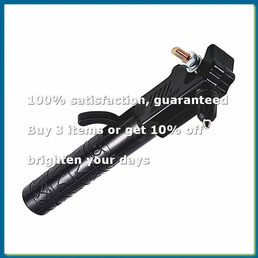 500A Electrode Holders with Chipping Hammer Spring High-Power Welding Tools Crooked Mouth Pliers