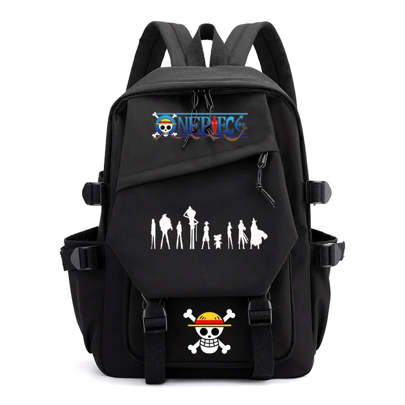 

BANDAI One Piece anime character Luffy fashion backpack School Bag Cosplay Bookbag for Boys Girls