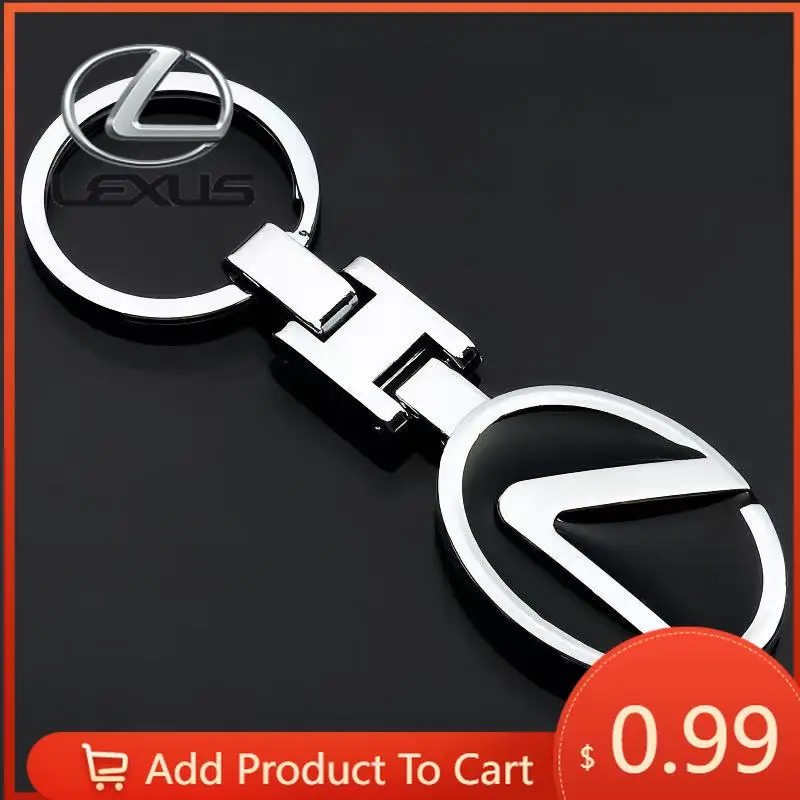 

Interior Stickers Car Emblem Keychain Styling Key Ring Accessories For Lexus RX300 IS200 IS250 ES350 Ct200h UX250h NX300h RX350
