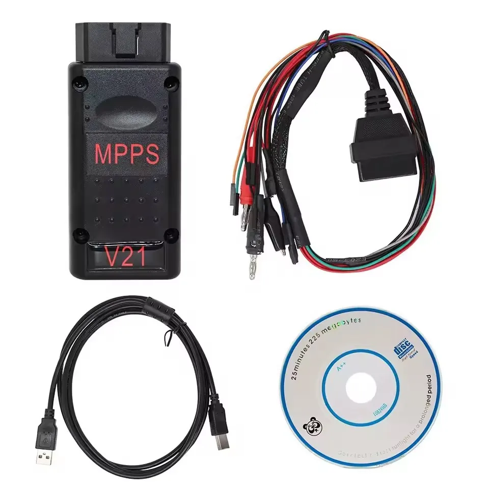 MPPS V21 MAIN + TRICORE + MULTIBOOT with Breakout Tricore Cable Car ECU Diagnostic Tools