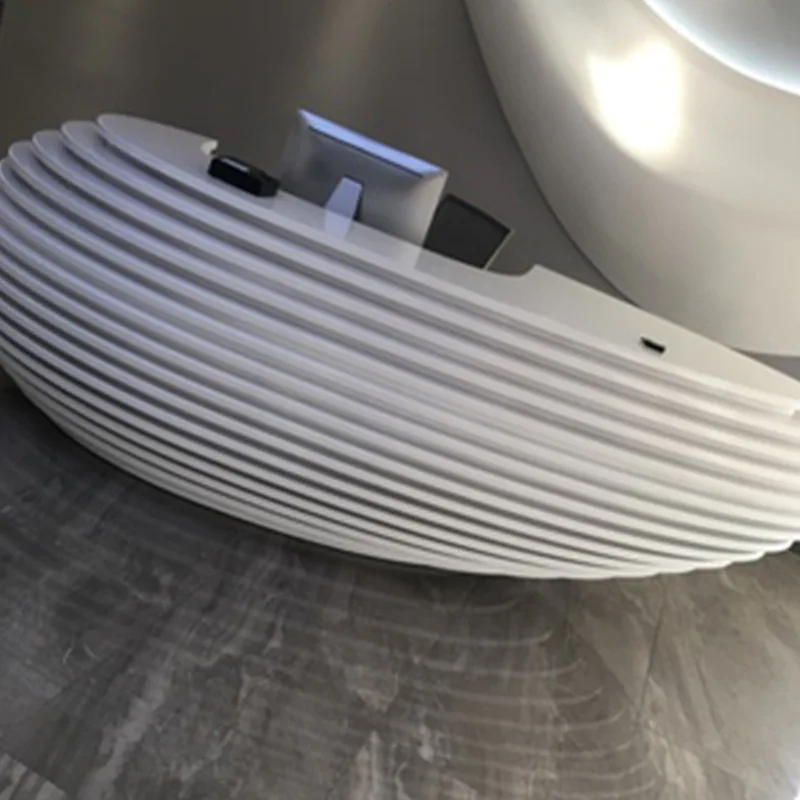 New Style Reception Nail Salon Uniform Design  Reception Desk Furniture