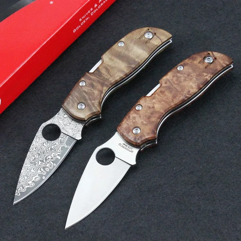 C152 Thickened Blade Folding Knife Outdoor Camping Knife for Handcraft Household Exquisite Fruit Knife