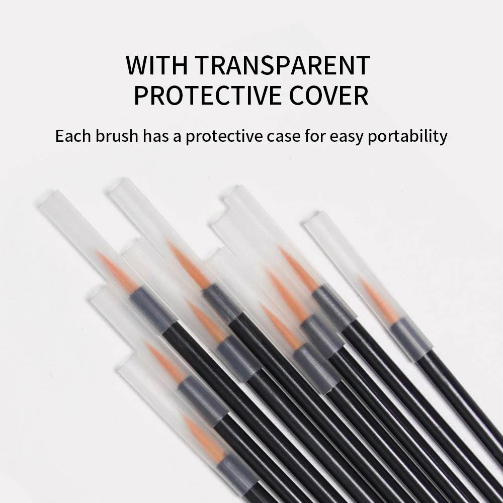 GLAMLASH 50Pcs Disposable Eyeliner Brush Eye Shadow Eyeliner Wand Cosmetic Brush Eyelash Extension Women Beauty Makeup Tool