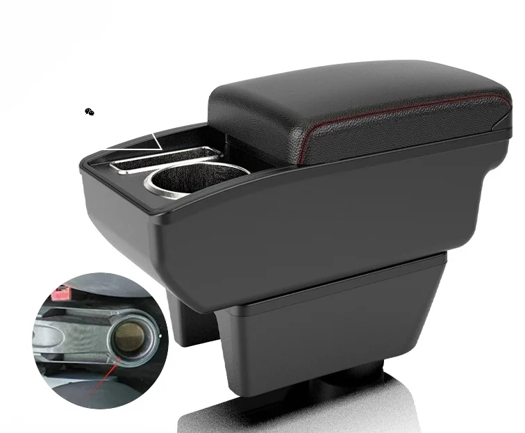 

Органайзер-подлокотник для сиденья для Ibiza MK4 IV 6J 2008-2017, автомобильный органайзер на центральную консоль, аксессуары для автомобиля