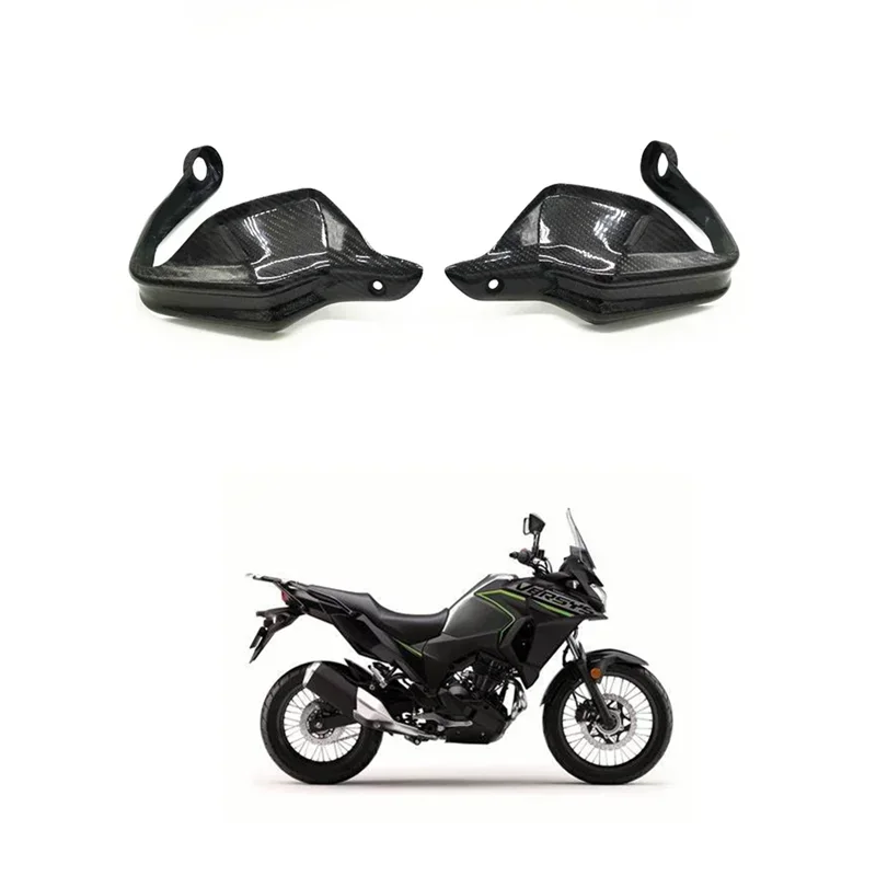 

FOR KAWASAKI Versys 300 X300 650 1000 Moto Accessories Carbon Fiber Handlebar Guard Hand Protector