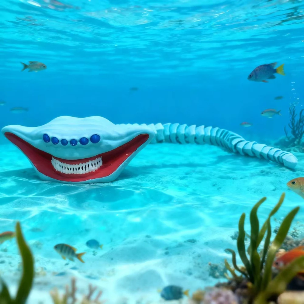 3d Printed Deep Sea Monster Series Ornament NEW Joint Removable Creative Novelty Toy Desktop Decoration Gift For Children&Adults