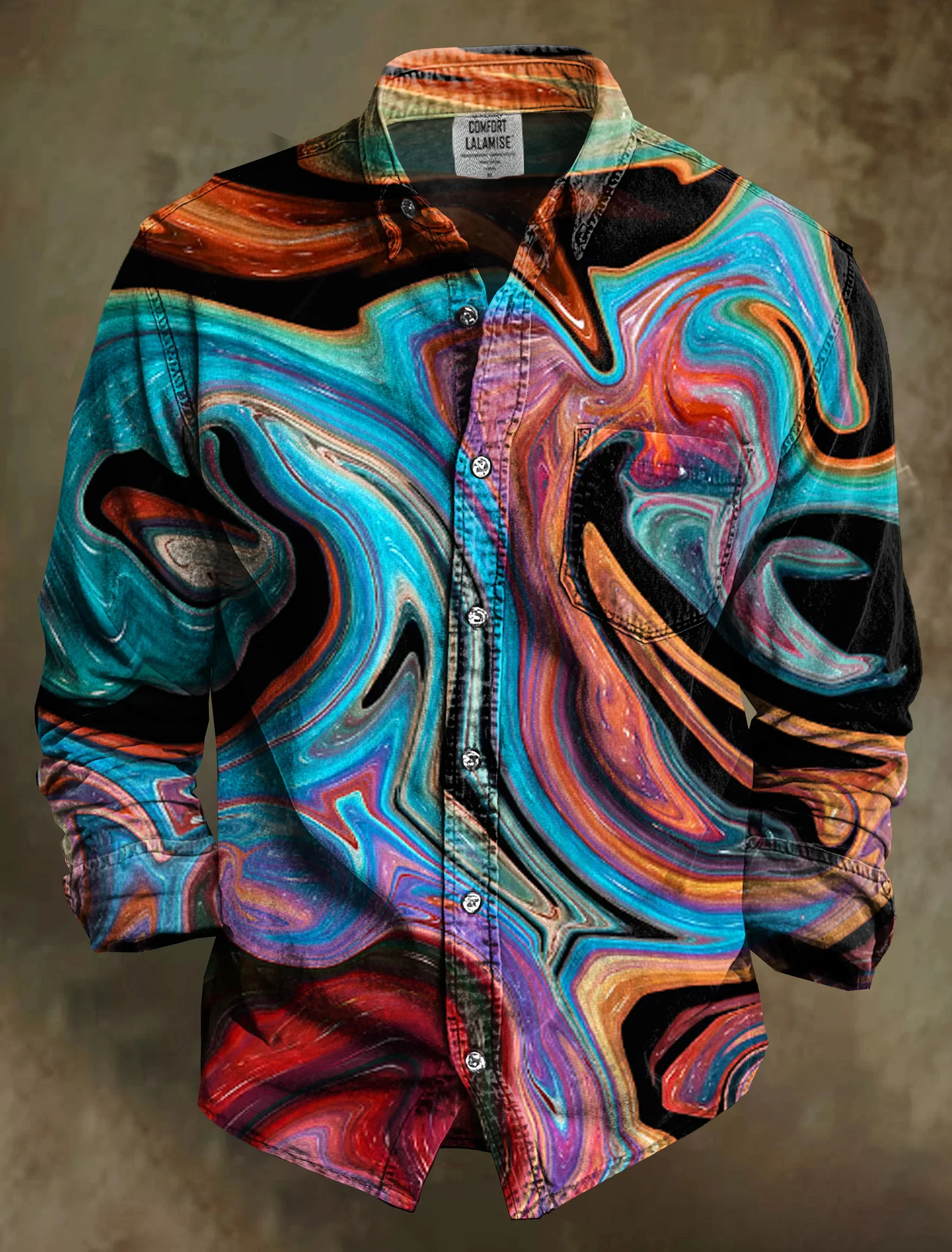 Vintage Abstract Gradient Wave - огляд і ціна Vintage Fashion Art