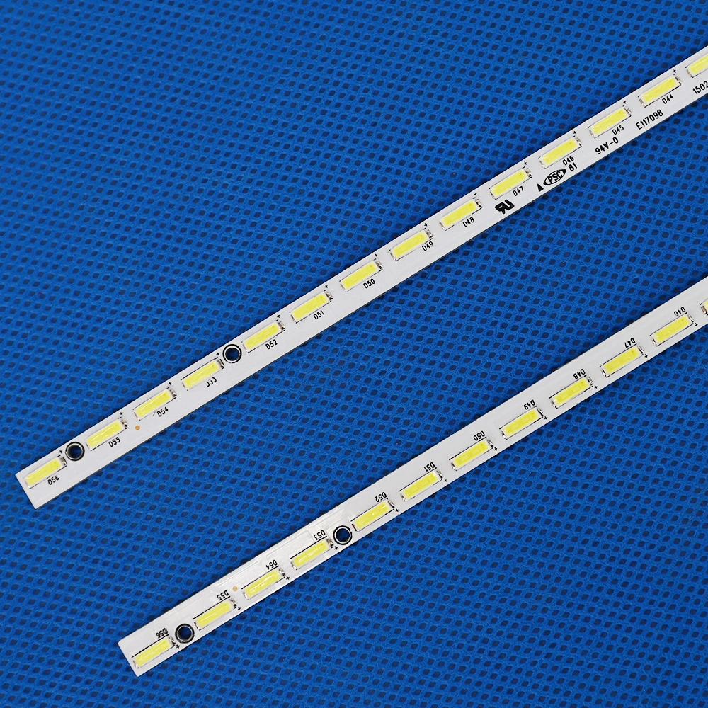 2 pçs/set tira Retroiluminação LED para LG 50UF8300 PANASONIC TX-50CX680E TX-50CX700B M0009F1N31A59A0A M0009F1N31A61F0 UM V500DK1-KS5