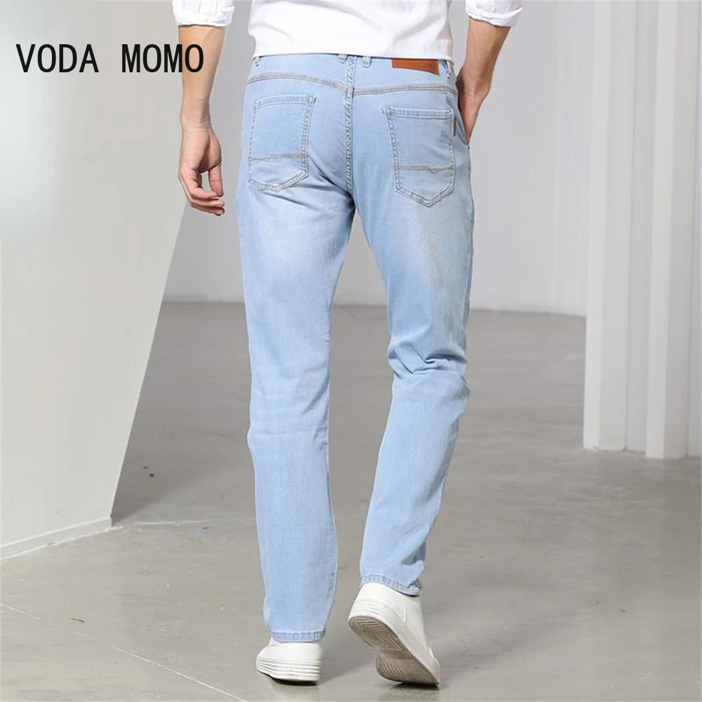 

Men's Stretch Skinny Jeans New Spring Korean Fashion Casual Cotton Denim Slim Fit Pants Male Trousers men clothing mens pants