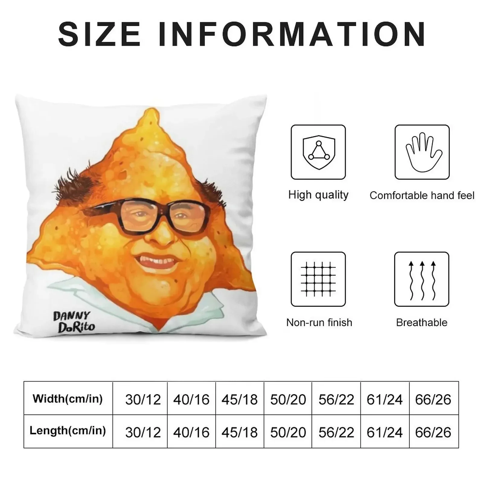 Danny DeVito - Danny DoRito Throw Pillow Pillow Cases Decorative ornamental pillows pillow