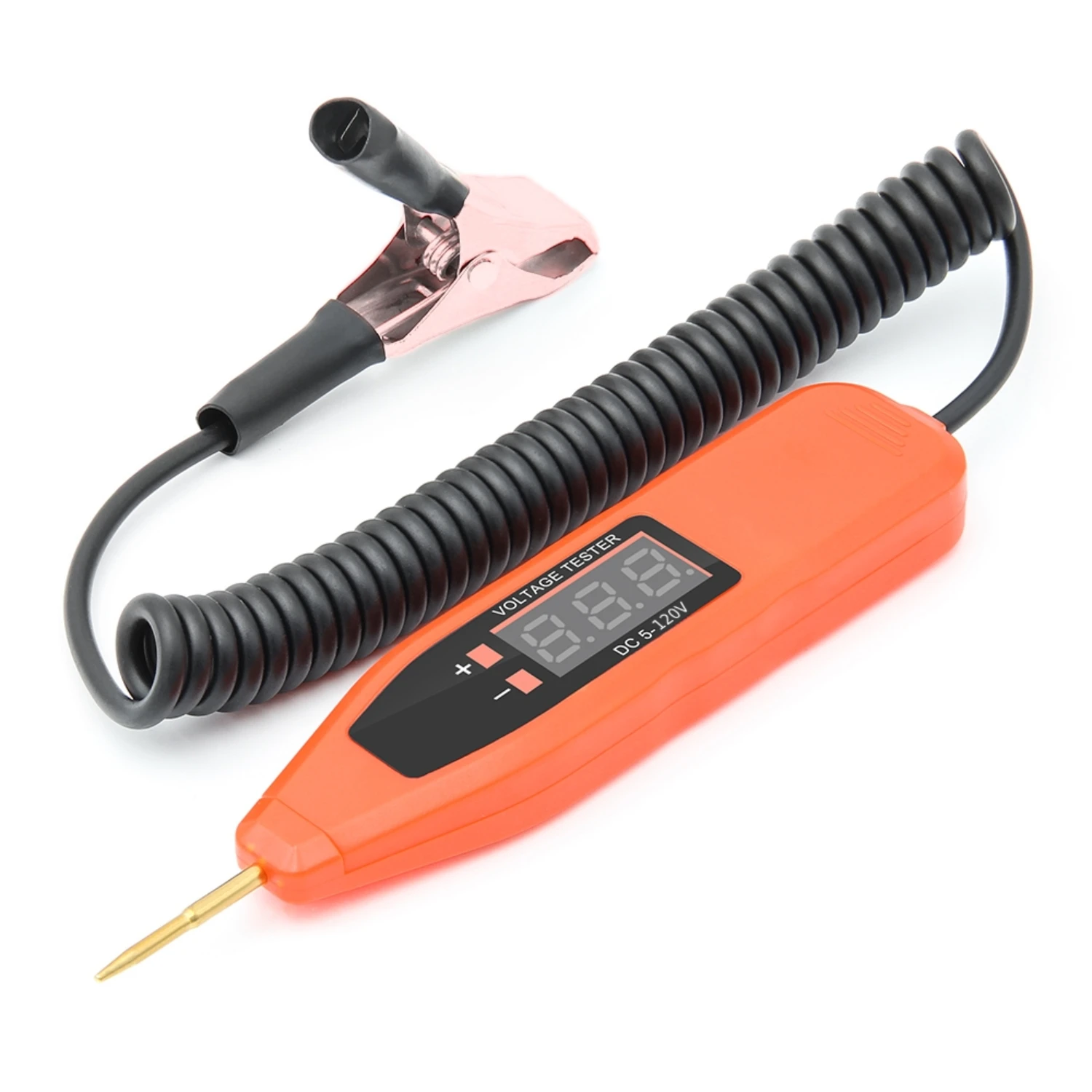 DC 5-120V Automotive Circuit Test Pen LED Digital Voltage Tester Power Probe Pencil Detector Motorcycle Testing Diagnostic Tools