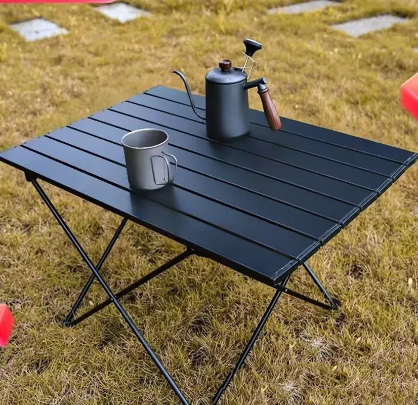 On Sale Aluminum Alloy Portable Table Outdoor Furniture Foldable Folding Camping Hiking Desk Traveling Outdoor Furniture Table