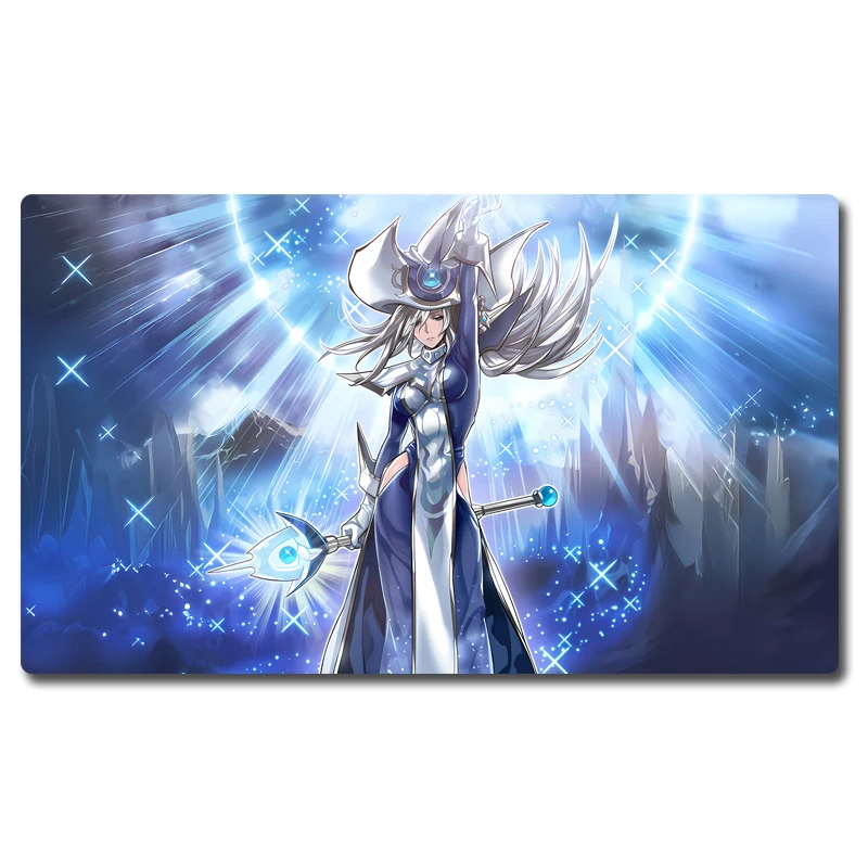 Yu-Gi-Oh! Silent Magician TCG DIY self-made Anime Game Battle card Rubber Card Pad Mouse Pad Keyboard Pad 600*350*2mm