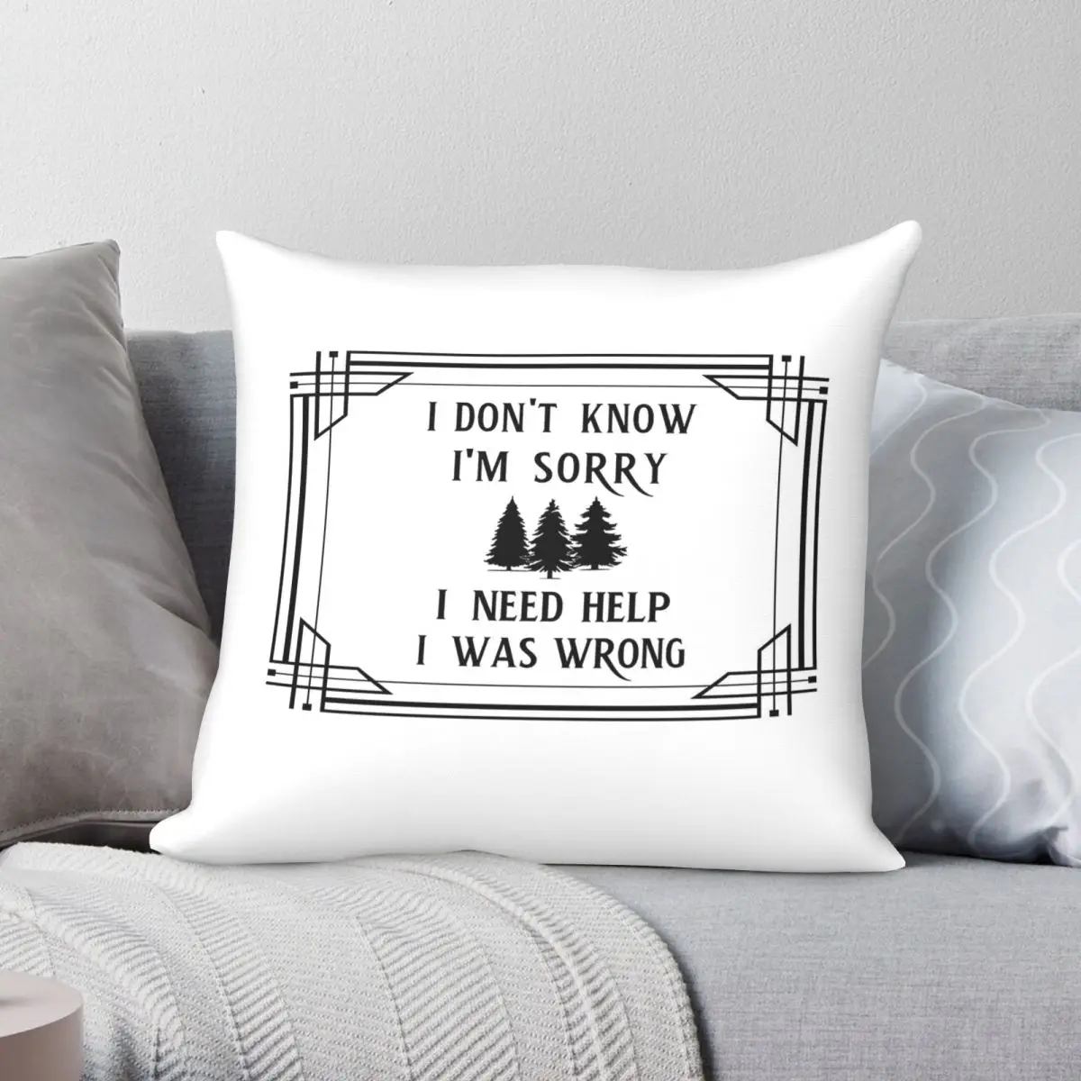 Four Phrases That Lead To Wisdom Square Pillowcase Polyester Linen Velvet Creative Zip Decor Throw Pillow Case Bed Cover 45x45