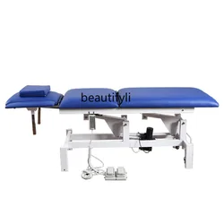 Cama eléctrica multifuncional para salón de belleza, cama de fisioterapia, masaje especial, bordado de tatuajes, plegable