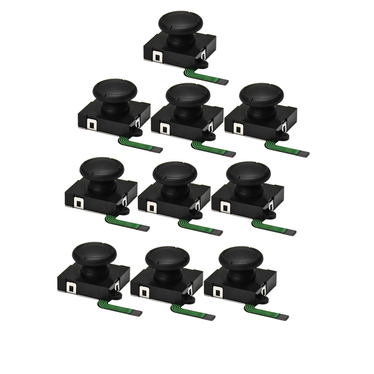 10PCS Joystick for Switch Lite 3D Analog Joystick Thumb Sticks for Nintend NS Switch Joystick Controller