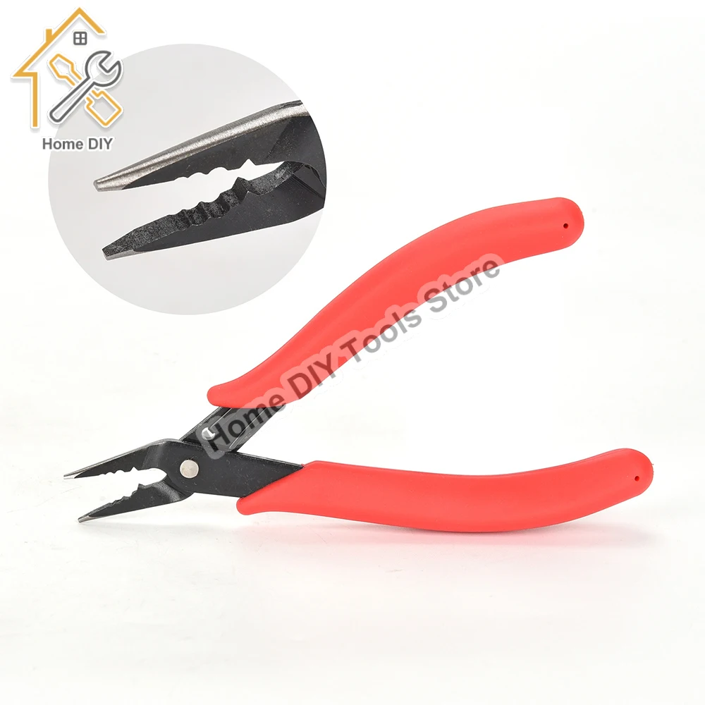 Carbon Steel Jewelry Pliers for Jewelry Making Supplies Crimper Pliers for Crimp Beads Red Crimping Pliers