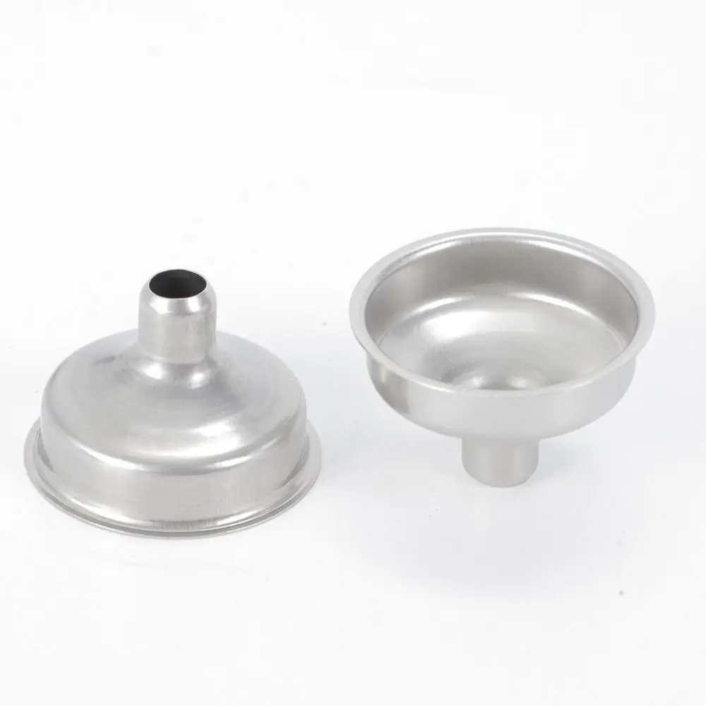 Metal Easy To Clean Stainless Steel Oil Vinegar Refined Oil Filling Tool Funnel Household Kitchen Tool
