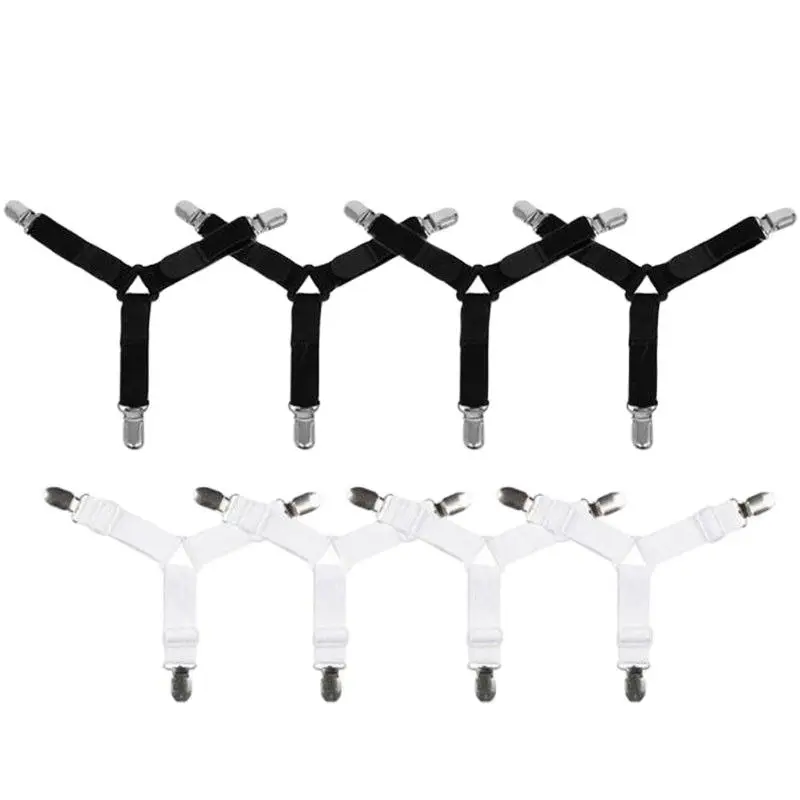 Kit Clip Antideslizante Para Sábanas – Correas Elásticas Altas Para Funda De Sofá O Colchón