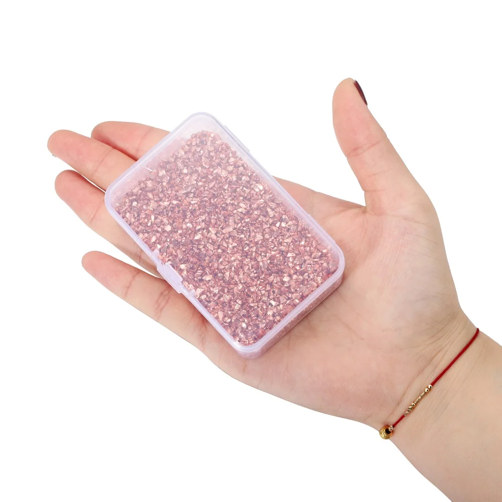 30/50/80g/Box Crushed Glass Stones Resin Filling For DIY Epoxy Resin Mold Irregular Crystal Nail Art Decoration Jewelry Making