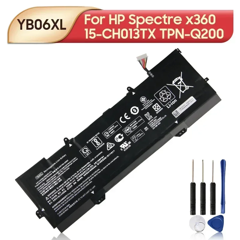 

Сменный аккумулятор YB06XL HSTNN-DB8H для HP Spectre x360 15-CH013TX TPN-Q200 84,08 Втч
