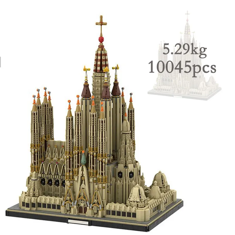 Spot MOC-65795 Medieval Castle Small Particle Assembly Building Blocks Puzzle Toy Model Gift Set Ornament