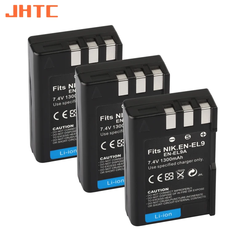 EN-EL9 EN EL9 EN-EL9a EN EL9a EL9a Camera Battery For Nikon D40 D60 D40X D5000 D300 L15 EN-EL9a Batterie 1300mAh