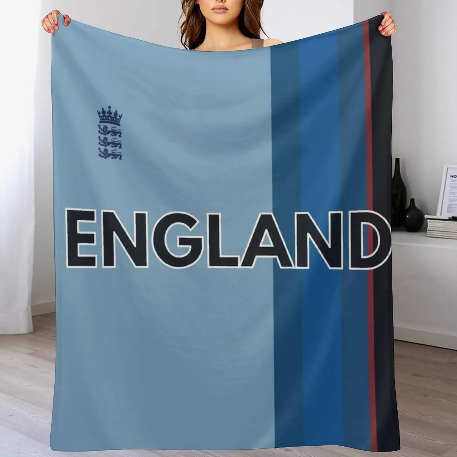 

England Cricket Throw Blanket Luxury St Decoratives Thin Nap Blankets