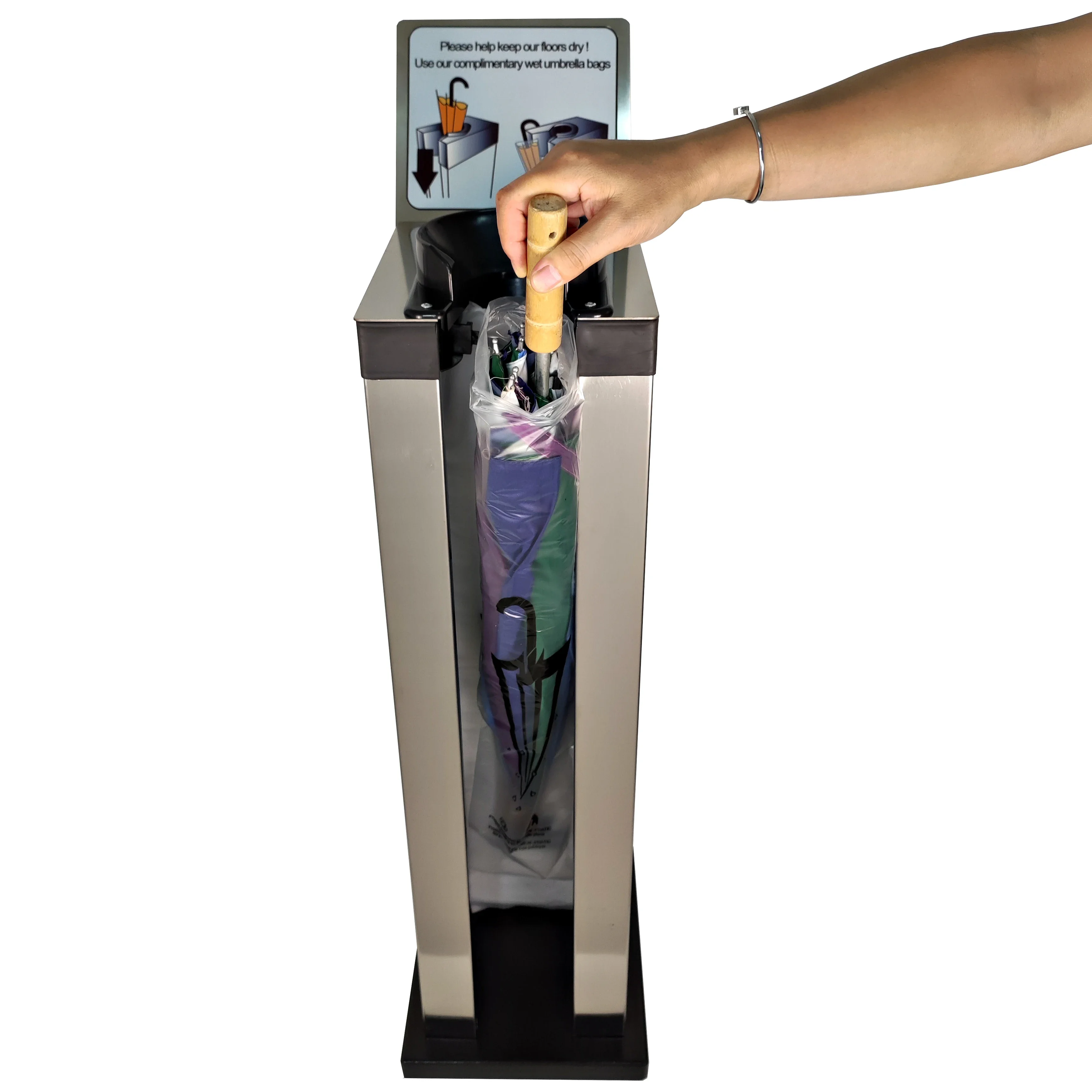 Innovative 2026 New Products Ideas Umbrella Bag Packer Convenient Umbrella Wrapping Machine