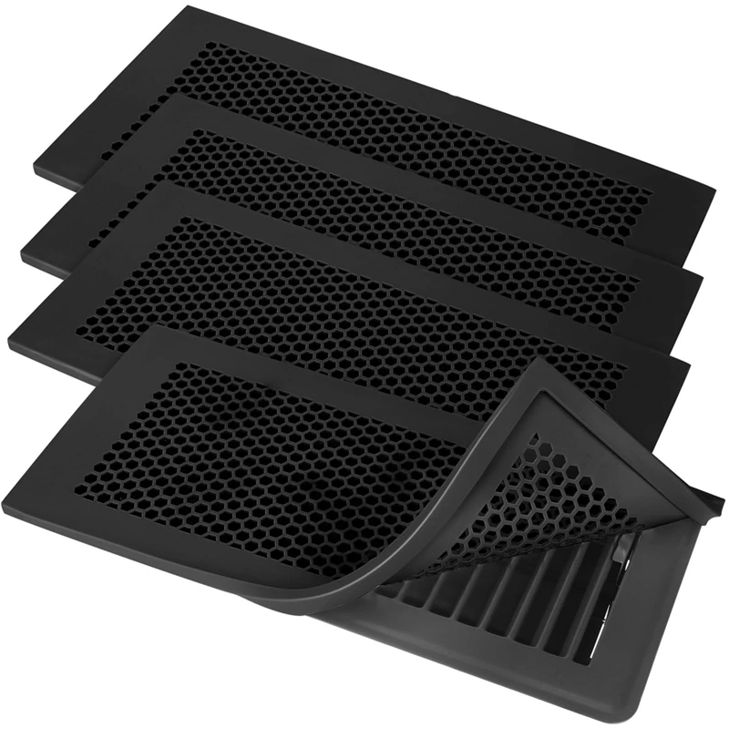 

【Hot Cake】4 Pcs Proofing Vent Covers For 4 X 10 Inch Floor Registers Silicone Air Vent Covers Protective Child Proof Vent Covers