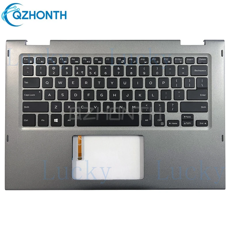 

f New Palmrest with Backlit US Keyboard Gray For Dell Inspiron 13 5379 0JCHV0