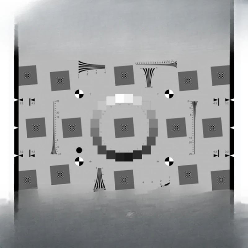

Black and white test card Professional resolution test chart card Low contrast EdgeSFR test card