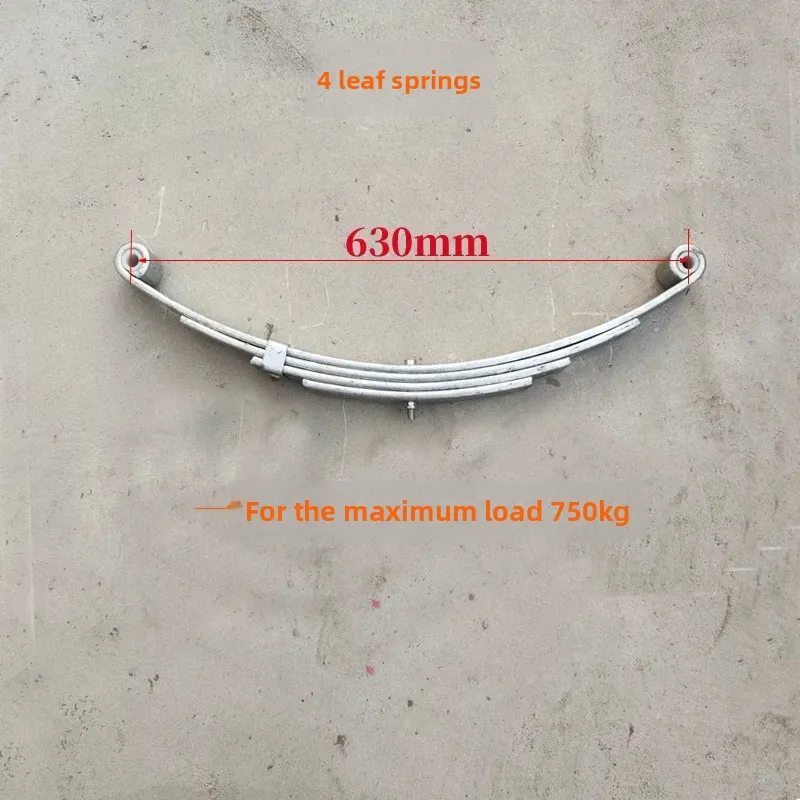 Hot Dip Galvanized Leaf Spring Bow Plate for Yacht Trailer Parts Thickened Shock Absorption Steel Plate Heavy Duty