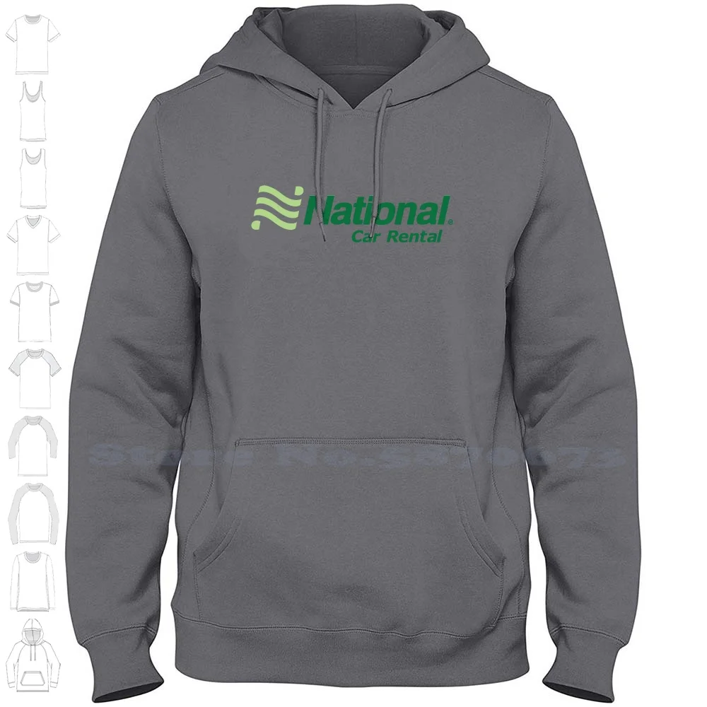 National Car Rental Logo High-quality Hoodie 100% Cotton Sweatshirt