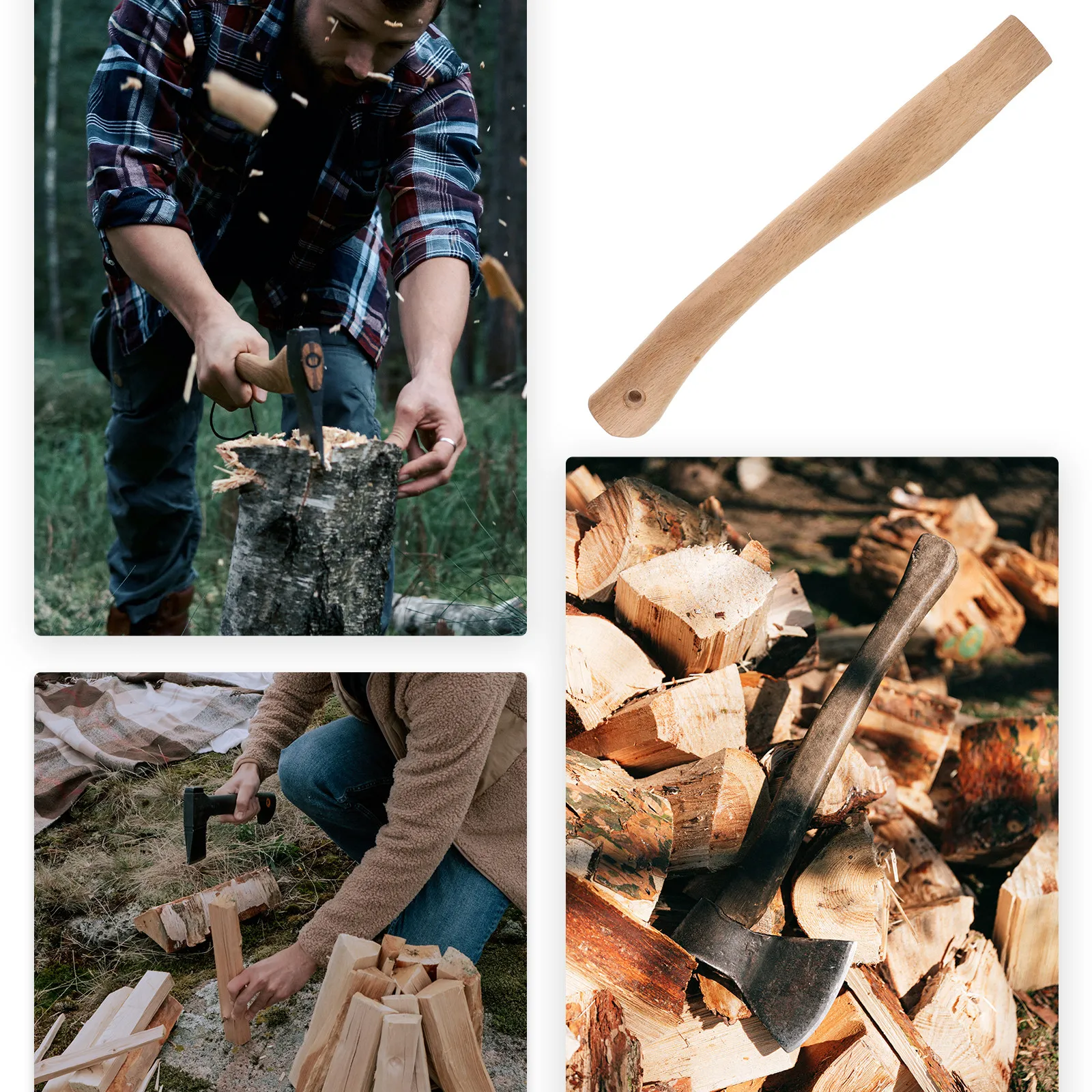 High Quality Natural Hardwood - Woodworking Hatchet ulasan dan harga