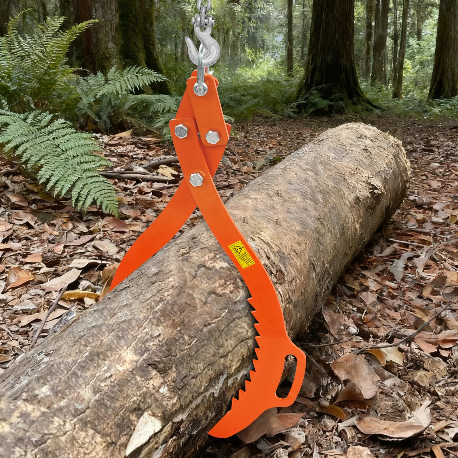 مخلب هوك 84 سنتيمتر افتتاح رفع المشبك سجل رفع ملقط الثقيلة تسجيل المنتزع 1200 كجم الحمولة للغابات/البناء