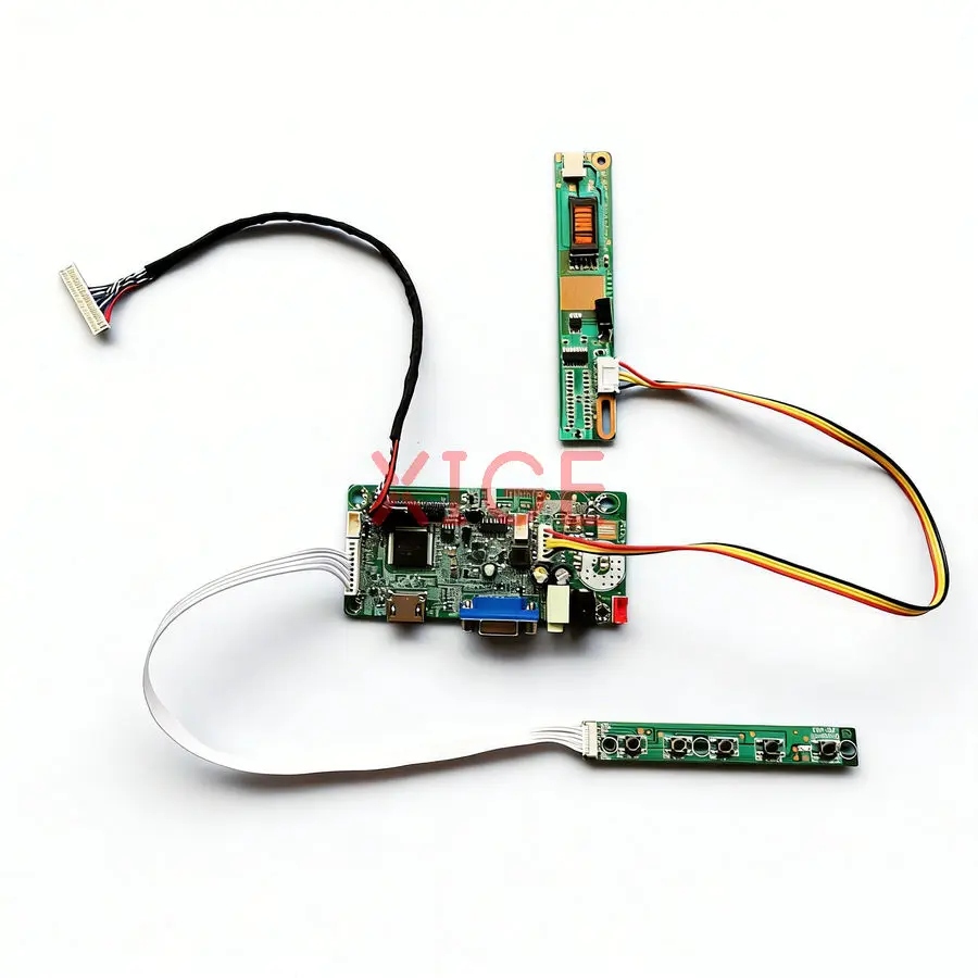 For QD14XL07 QD14XL20 QD14XL12 QD14XL19 LCD Monitor Controller Drive Board DIY Kit 1024x768 1-CCFL HDMI+VGA LVDS 30-Pin 1024*768