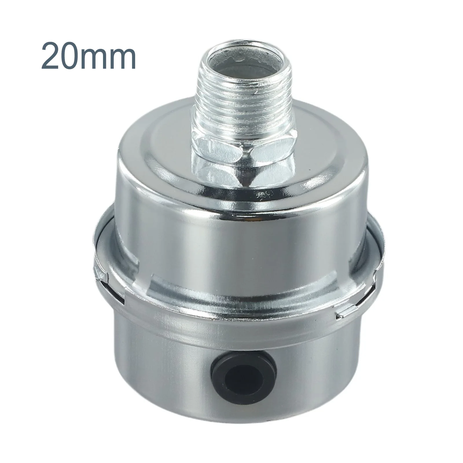 Air Compressor Inlet Muffler for Noise Control Compatible with Oil-Free Systems 12.5mm 16mm 20mm Metal Construction