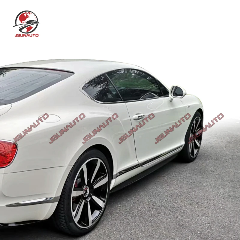 

For Bentley Continental GT Carbon Fiber Side Skirts Modified V8s Style Carbon Body Kit For Bentley GT Auto Panel Free Shipping