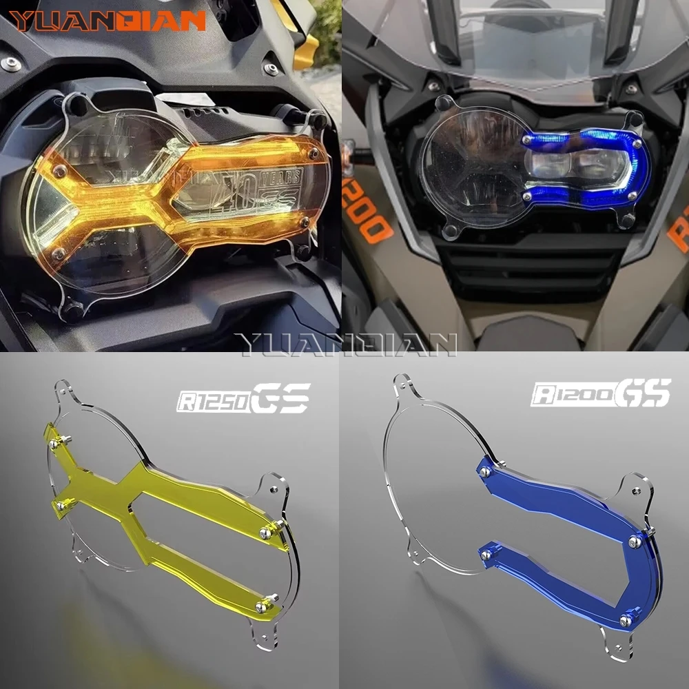 

Motorcycle Headlight Protector Head Lights Grill Guard Cover For BMW R1250GS Adventure R1200GS LC ADV 40 Years Edition R 1250 GS