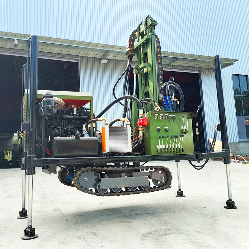 

Индивидуальная установка для бурения водяных скважин двойного назначения, 200 м, сверхмощная гидравлическая роторная машина для бурения скважин с глубокими отверстиями