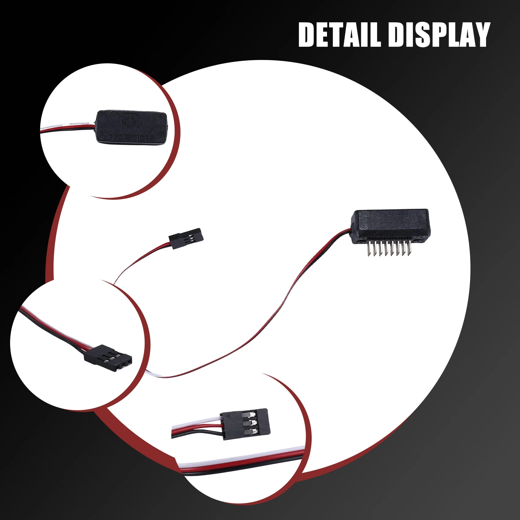 ABWE-1 To 8 RC Car 3 Channel CH3 3CH LED Lamp Light Switch Panel System For RC Model Car Axial SCX10 Traxxas TRX4 HSP TAMIYA