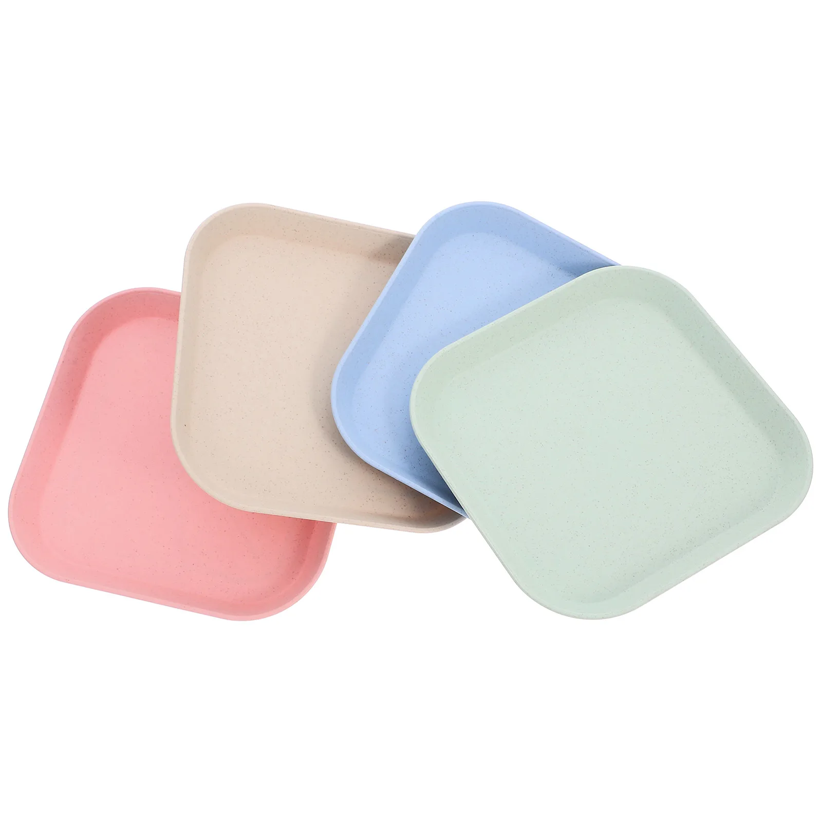 

4 Pcs Cat Food Tray Bowl Kitten Dish Feeding Water and Bowls Pp Multipurpose Animal