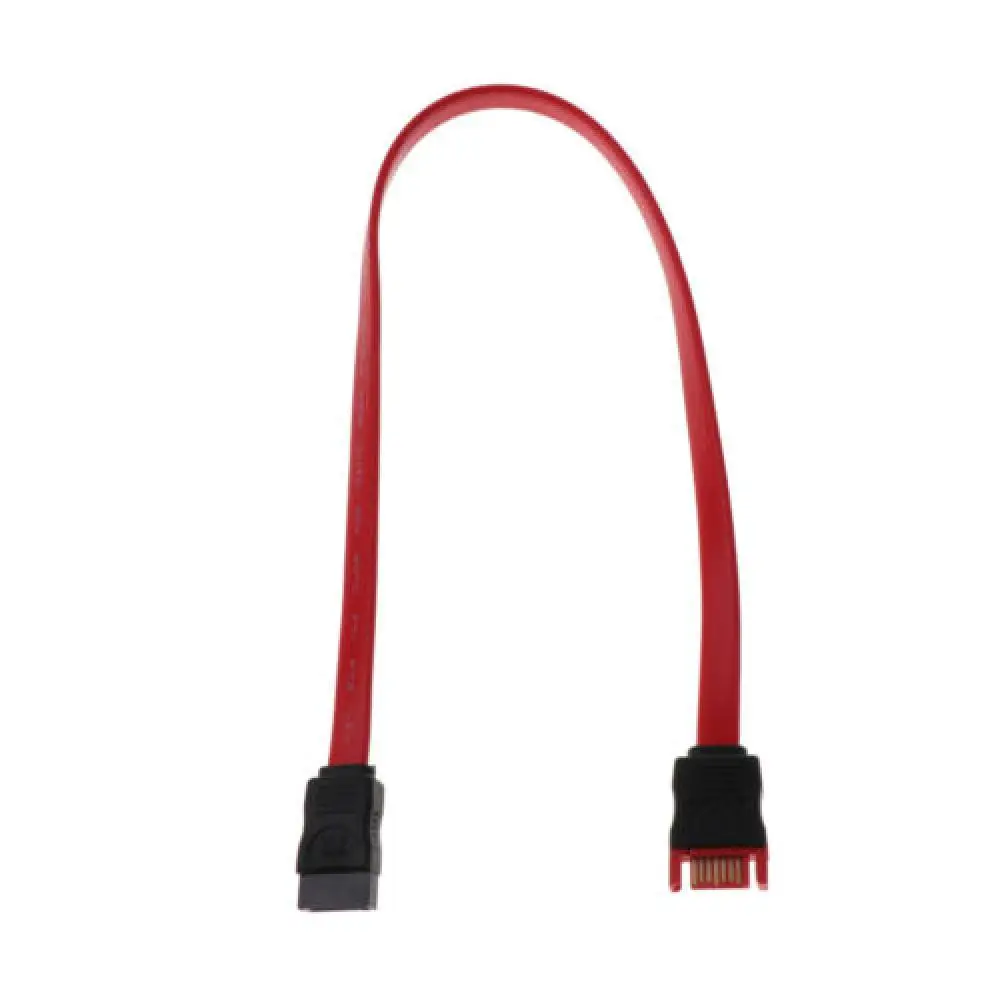 usb to sata переходник sata usb Red SATA 7 Pin Male to SATA 7 Pin Female Extension Cable Cord for HDD Hard Drive удлинитель usb