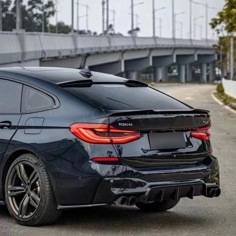 

For BMW 6 Series GT 6GT G32 630 640i Carbon Fiber Roof Spoiler Lip Boot Wing Splitter Car Rear Top Tail Wing Body Kit