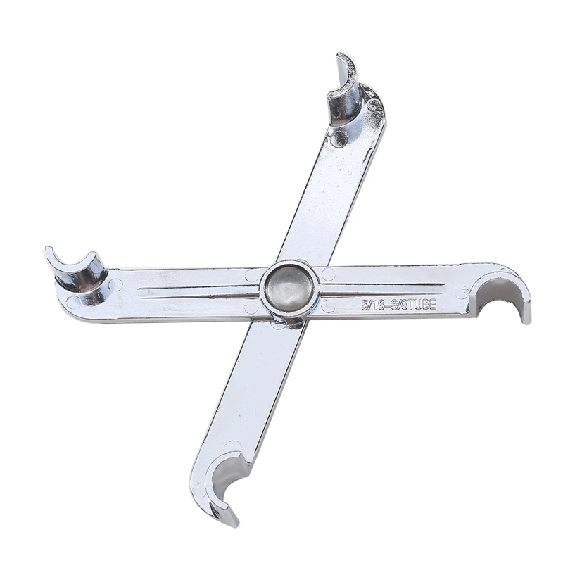 Outil de déconnexion rapide de type ciseaux en alliage de zinc argenté pour GM, Ford, Mazda, conduite de carburant de voiture, 3/8 en effet, 5/16 en effet
